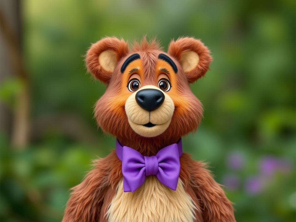 Boo Boo Bear - Yogi's Loyal Conscience Boo Boo Bear looking thoughtful