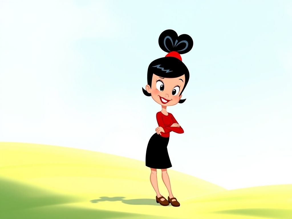 Olive Oyl - Popeye's Sweetheart Olive Oyl looking flustered