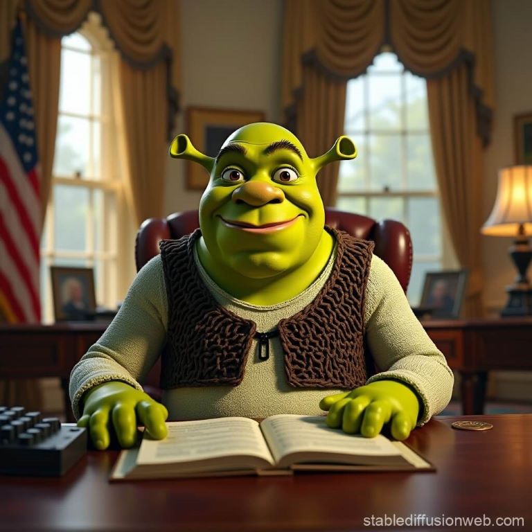 Shrek - The Lovable Ogre Shrek's official portrait